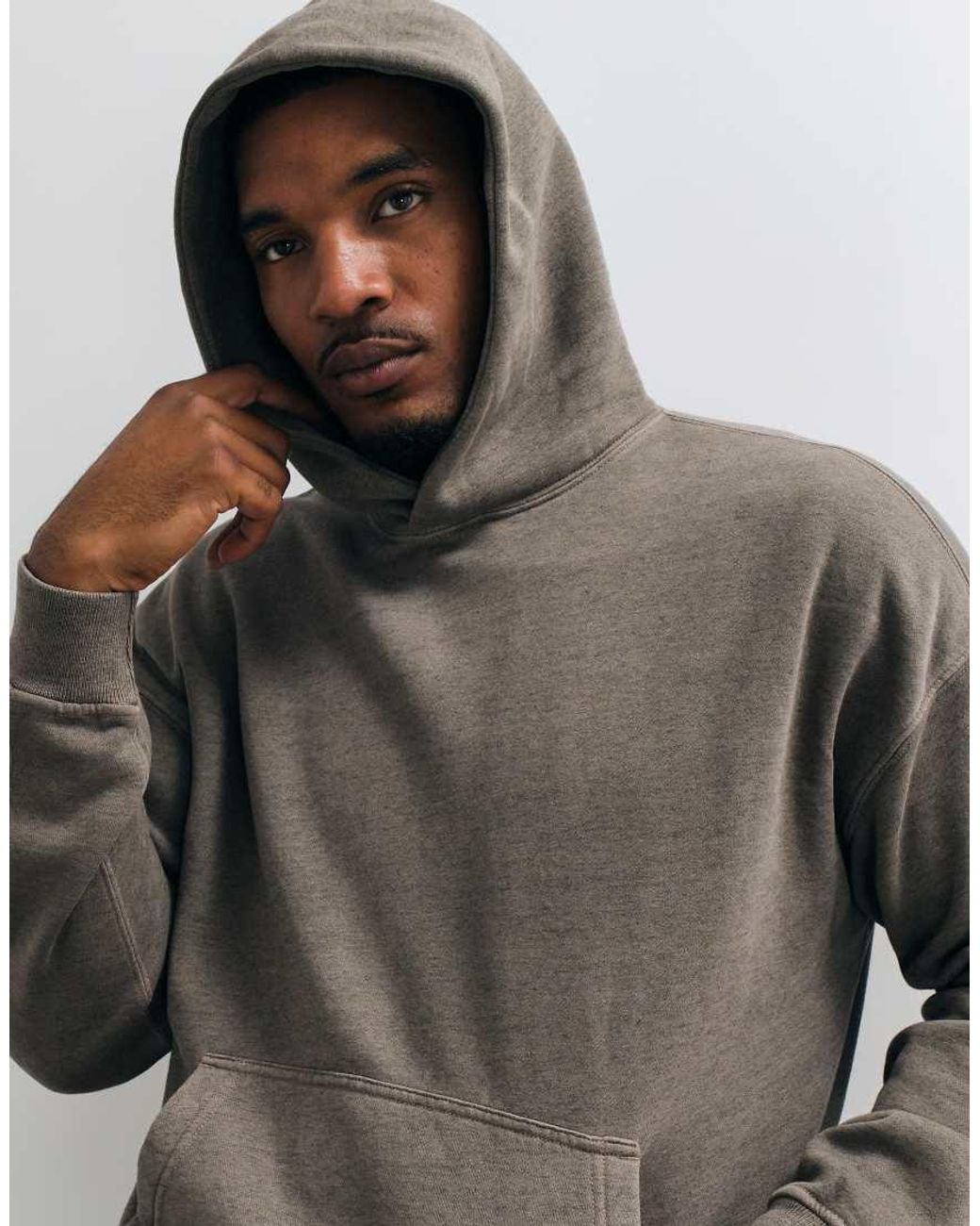Abercrombie & Fitch Gray Essential Hoodie for men