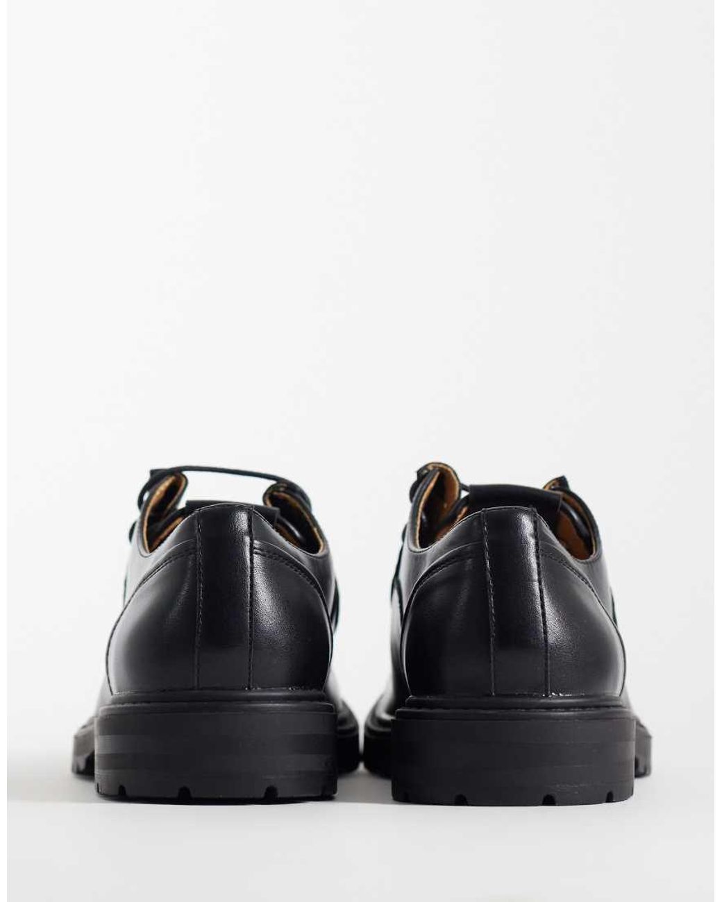 SEQWL Black Pier Lace Up Chunky Shoes for men