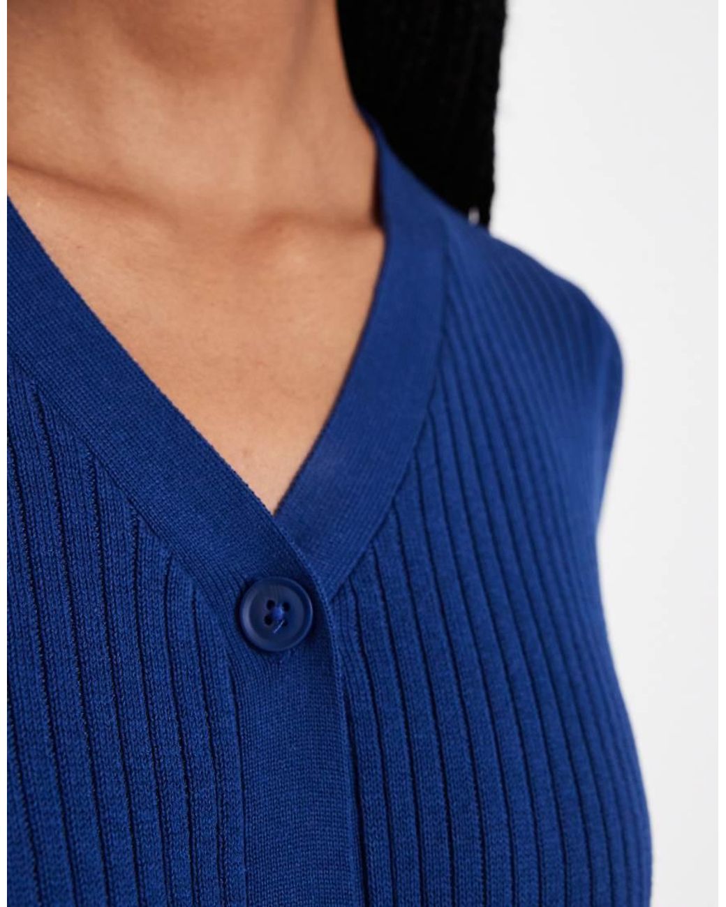 Threadbare Blue Button Down Knitted Dress