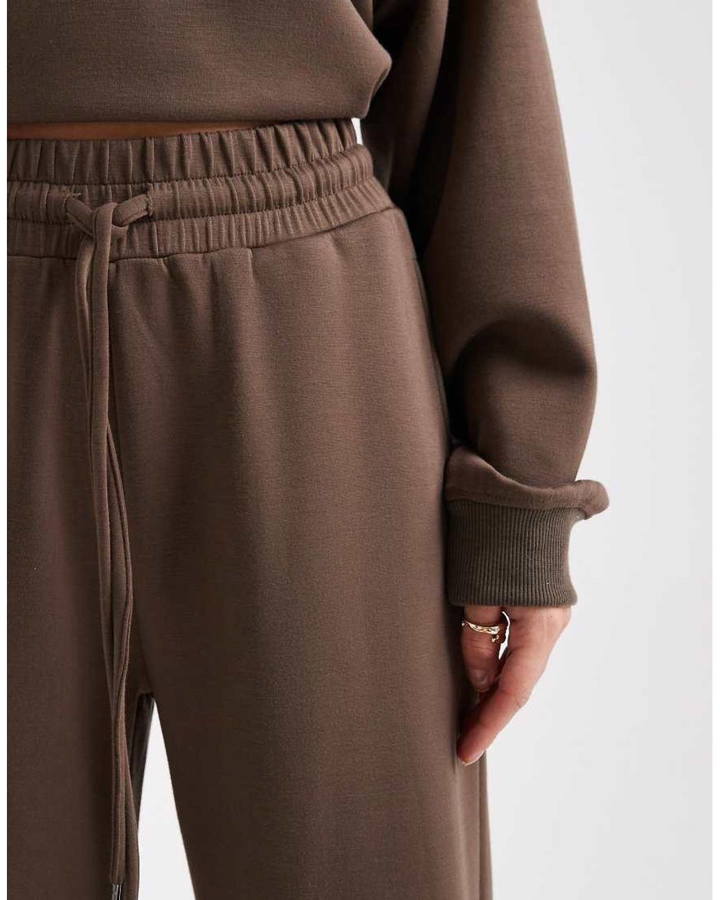 Brave Soul Brown Straight Leg Joggers