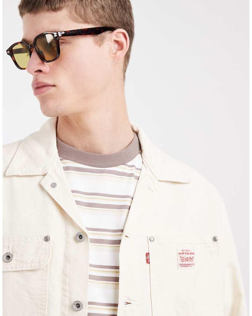 Levi's Natural Workwear Sunrise Denim Trucker Jacket for men
