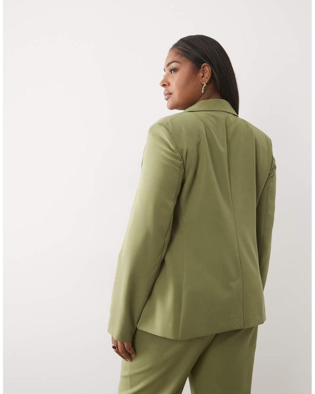 ASOS Green Curve Co-ord Tailored Blazer
