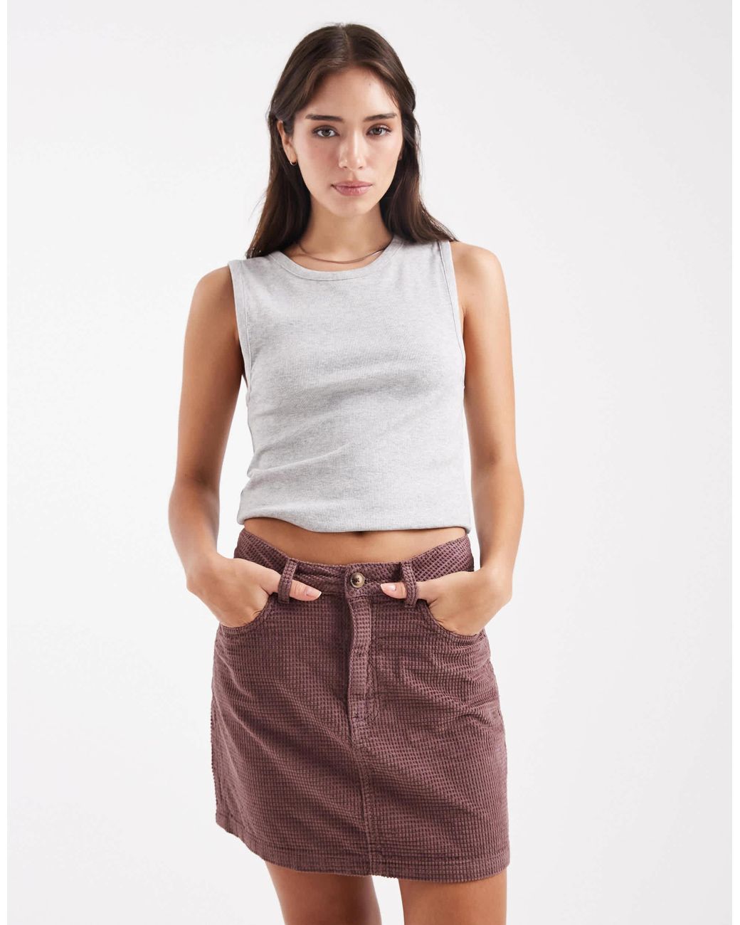 ASOS Red Mini Skirt