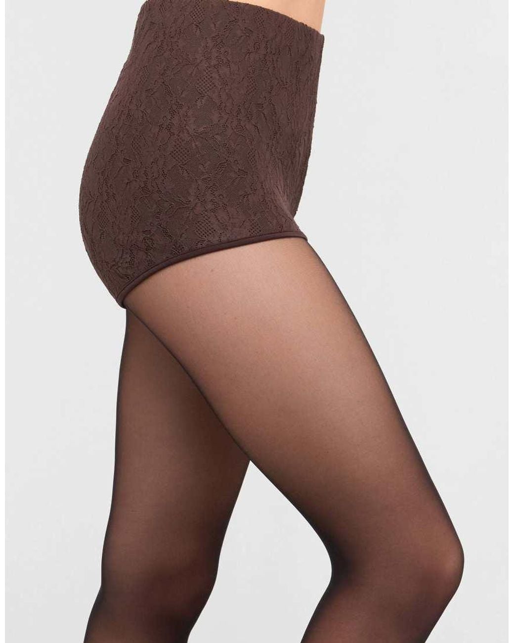 Calzedonia Brown Lace Culottes