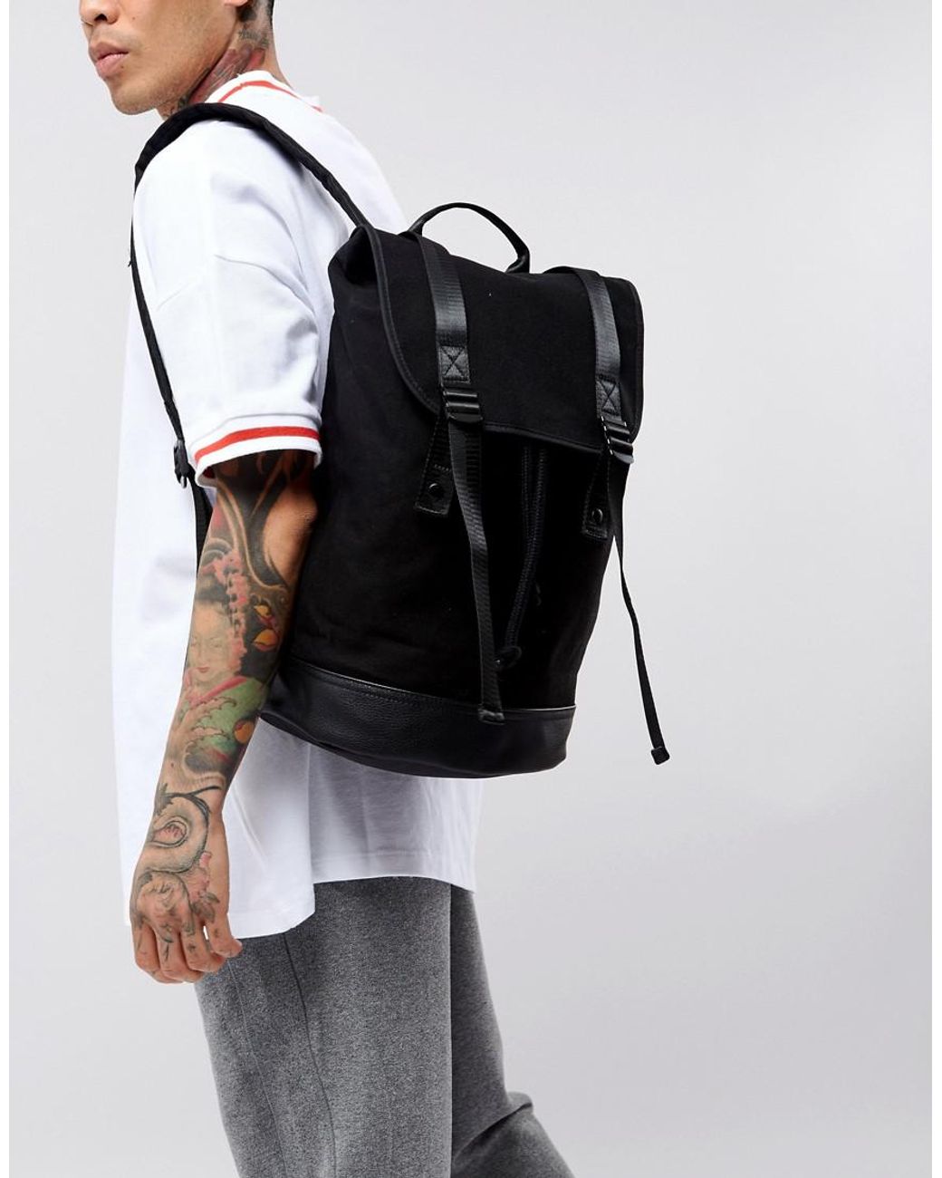 Double strap backpack cheap