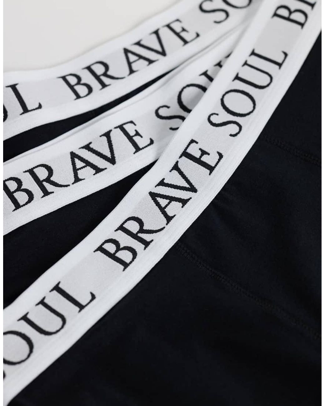 Brave Soul Blue 5 Pack Boxers for men