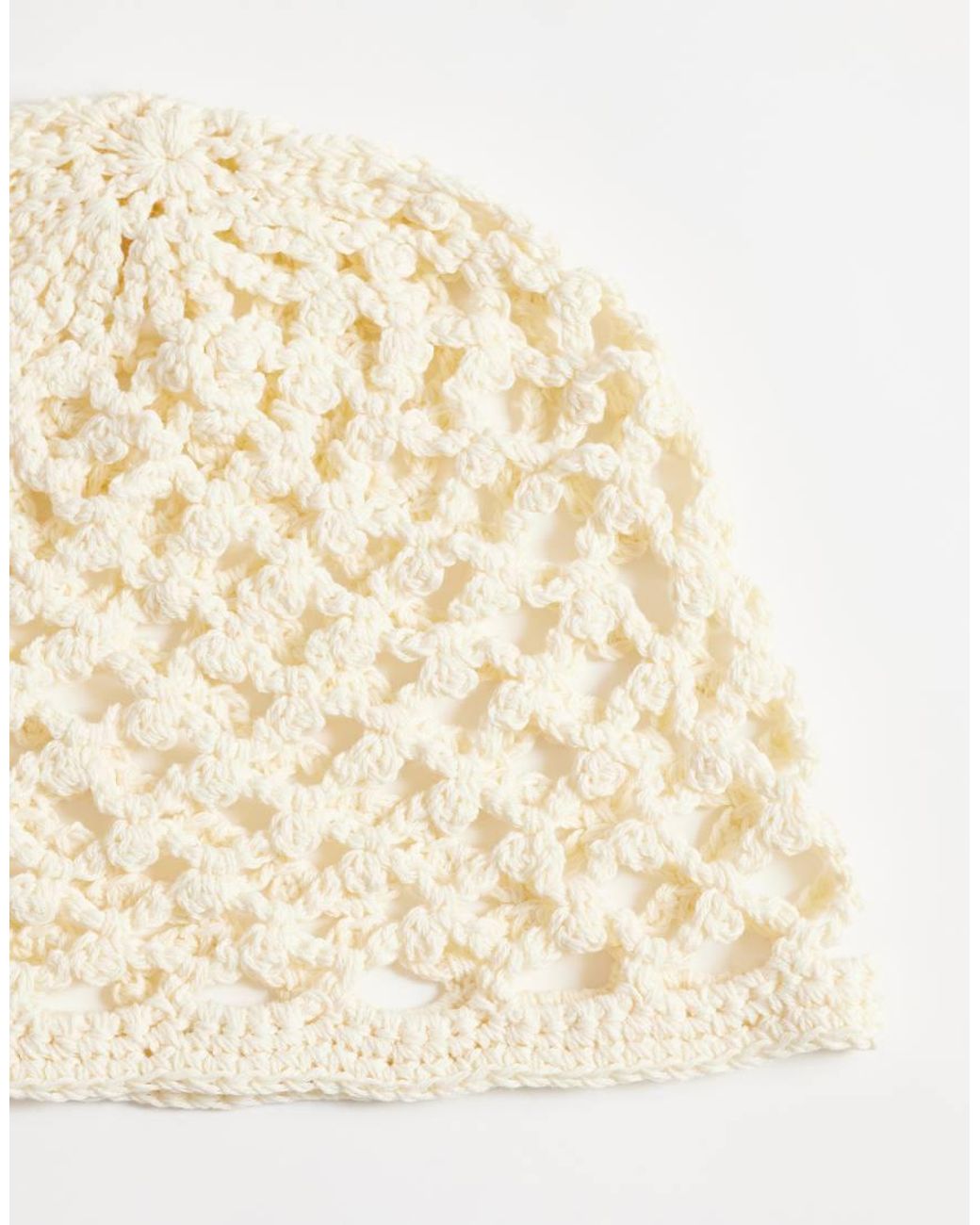 JJXX Natural Crochet Skull Cap