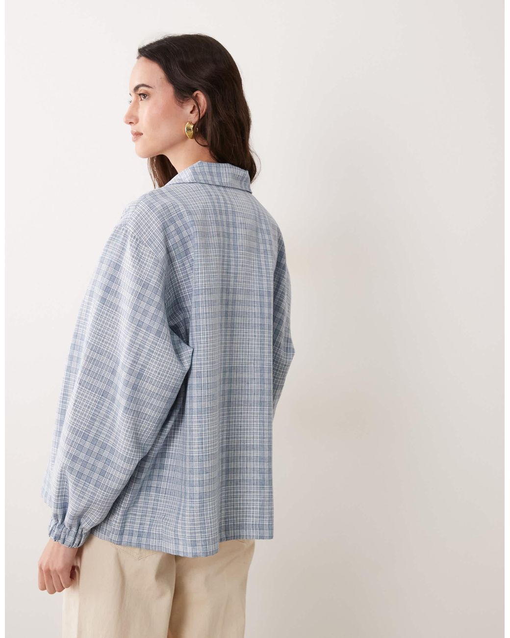 ASOS Blue Casual Harrington Jacket