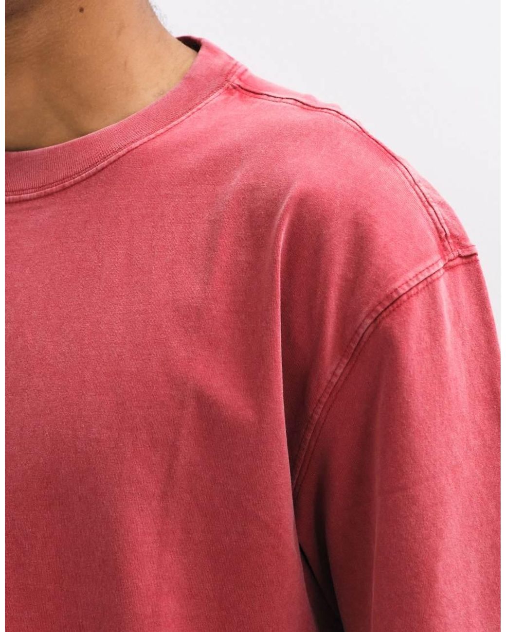 Hollister Gray 5 Pack Boxy Heavyweight T-shirts for men