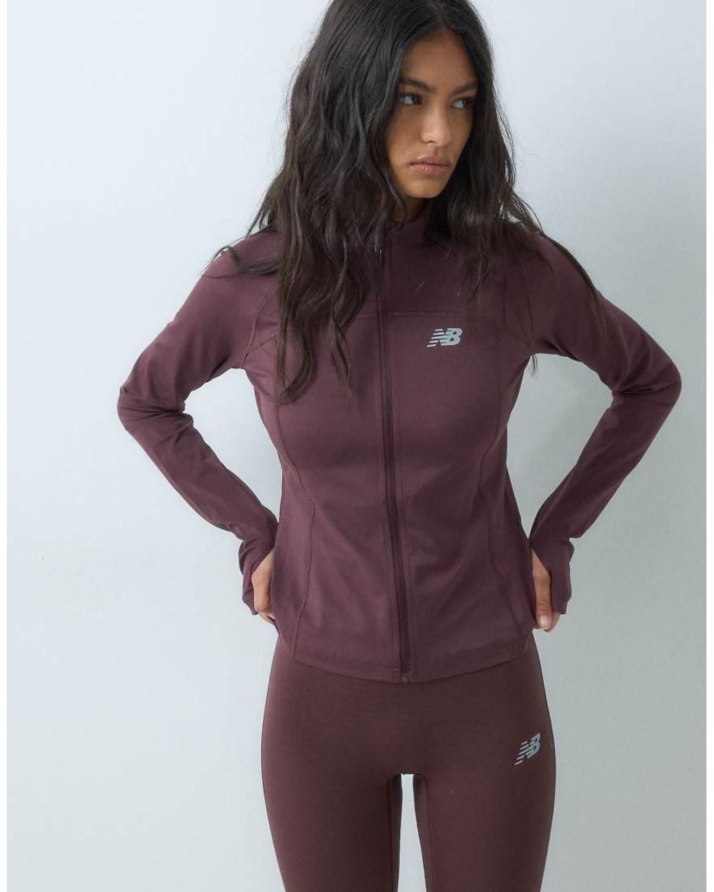 New Balance Purple Harmony Fitted Full Zip
