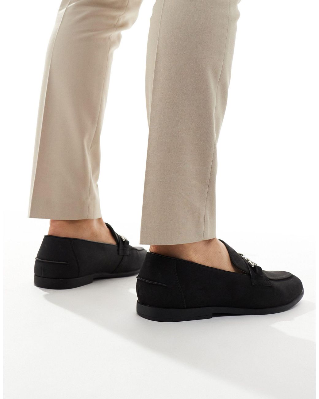 ASOS – e loafer in Black für Herren