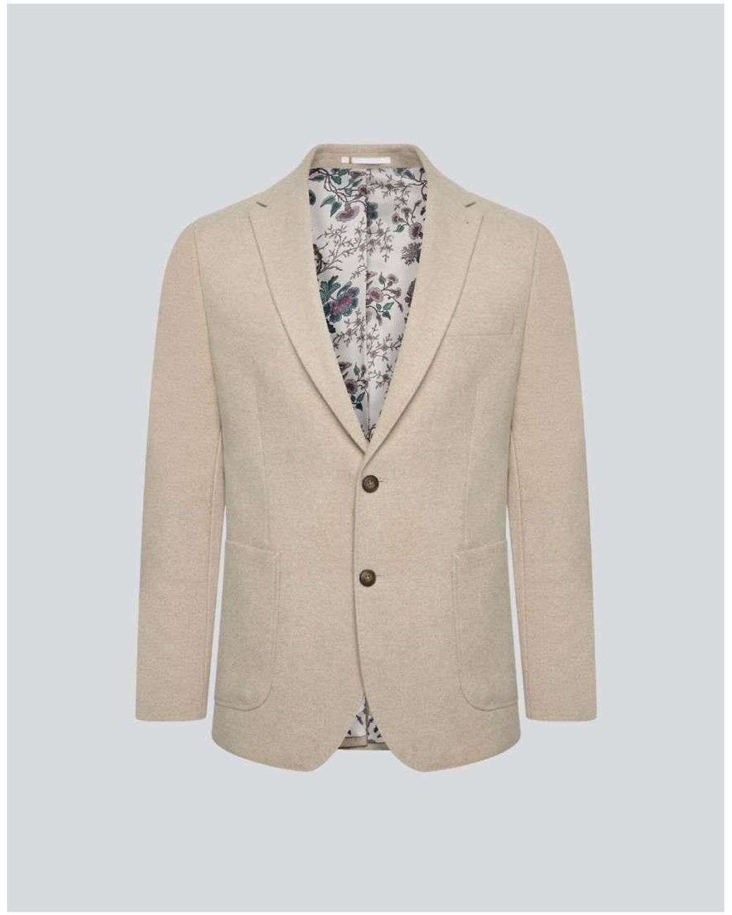 Harry Brown Natural Adam Wool Tweed Suit Jacket for men