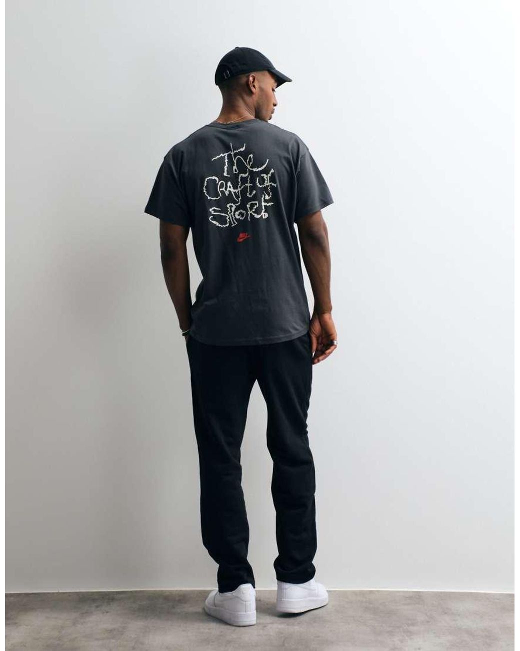 Nike Blue Club French Terry Straight Leg Joggers for men