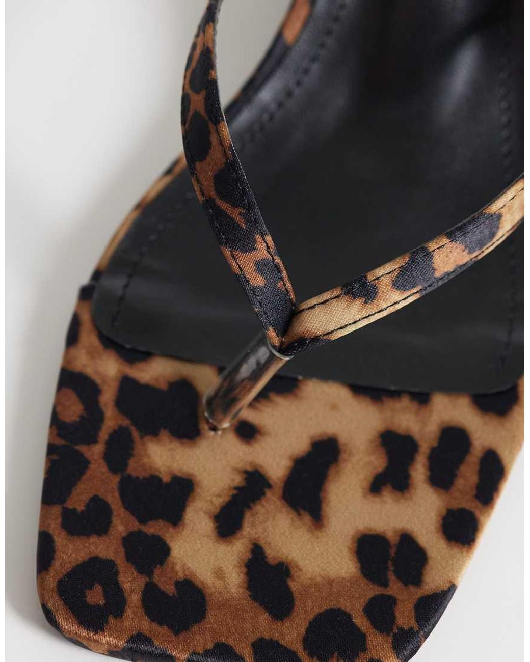 Public Desire Brown Luisa Wedge Sandals