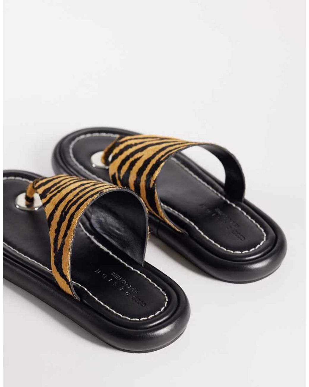 ASOS Multicolor Fate Premium Chunky Toe Thong