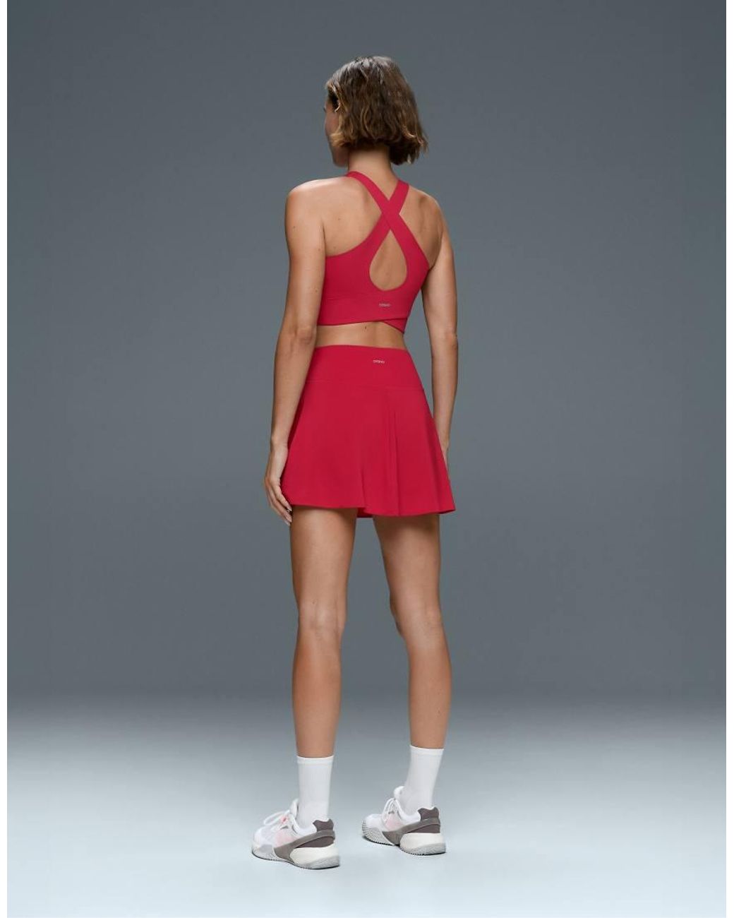 Oysho Red Compressive Skirt
