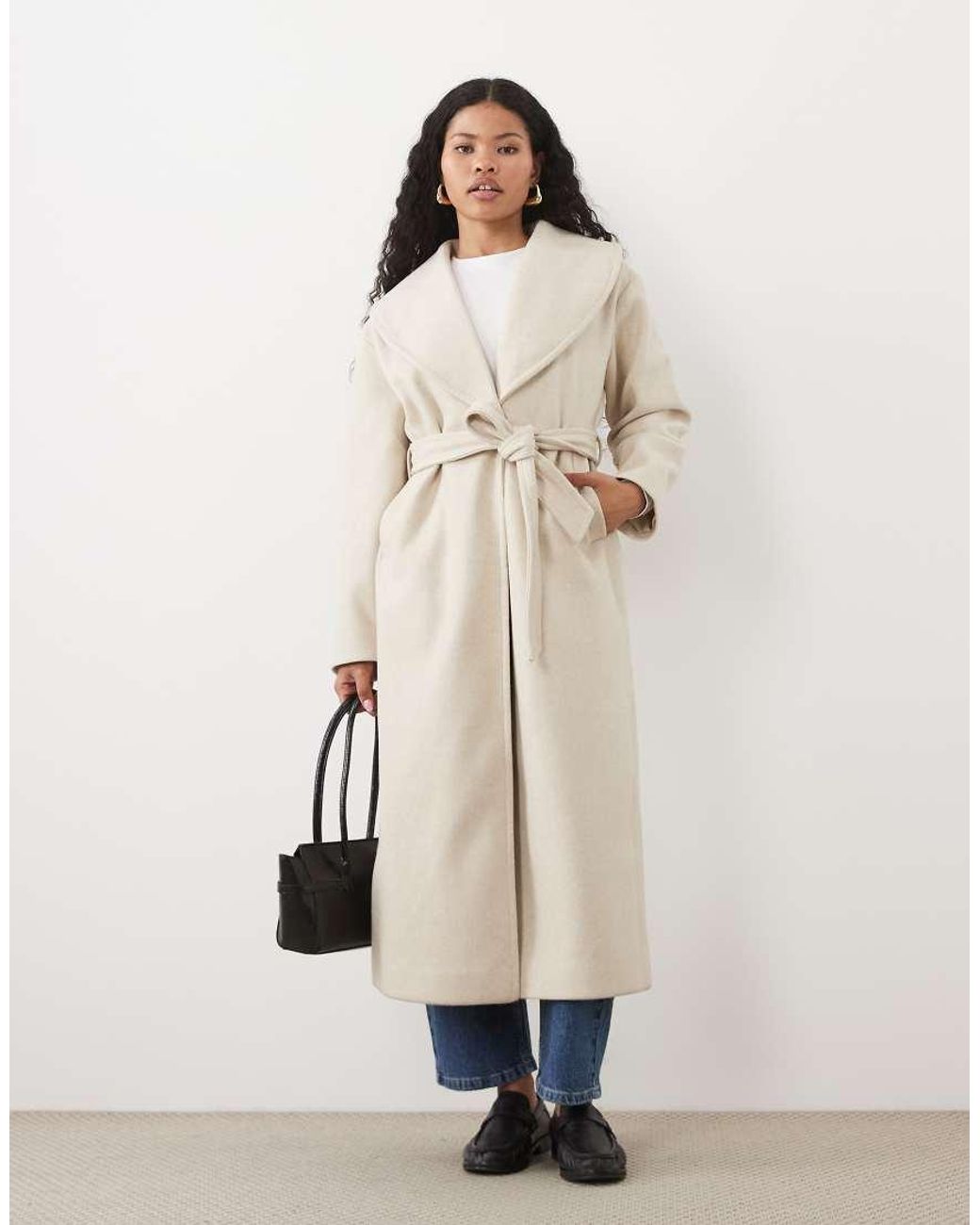 Vero Moda Natural Belted Maxi Formal Jacket