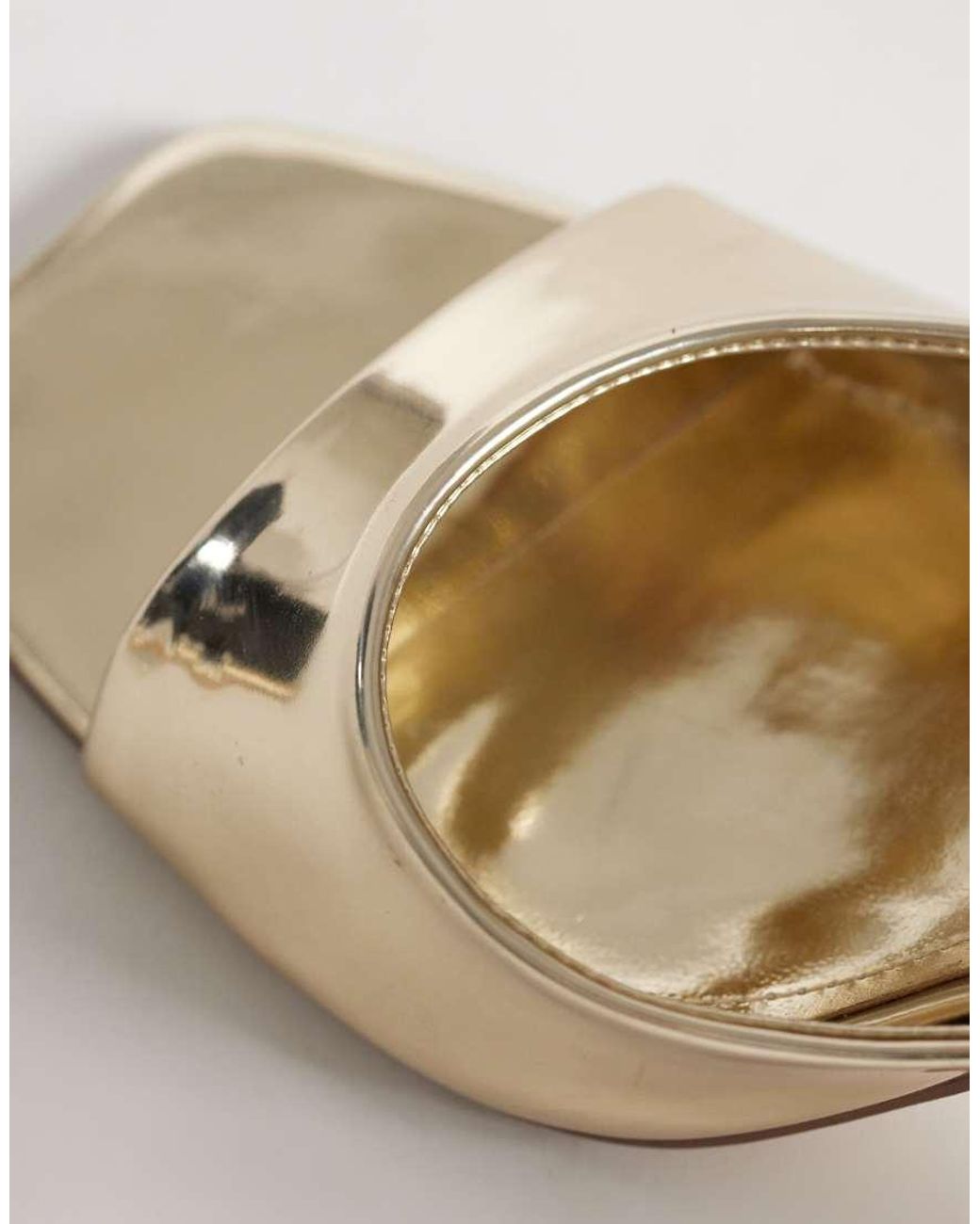Public Desire Metallic June Heeled Sandals