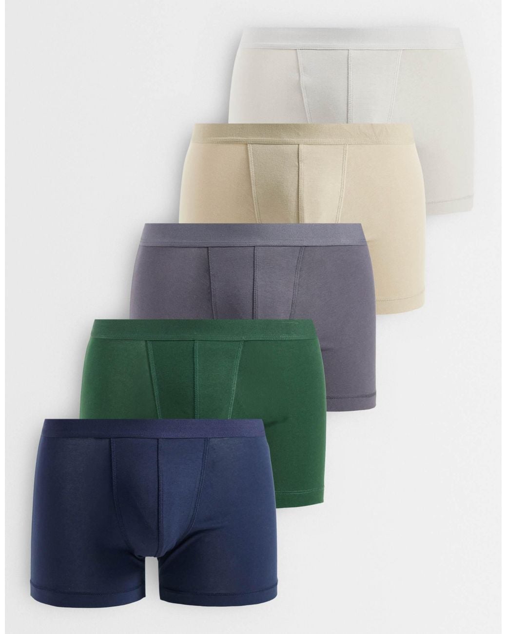 ASOS Multicolor 5 Pack Trunks for men