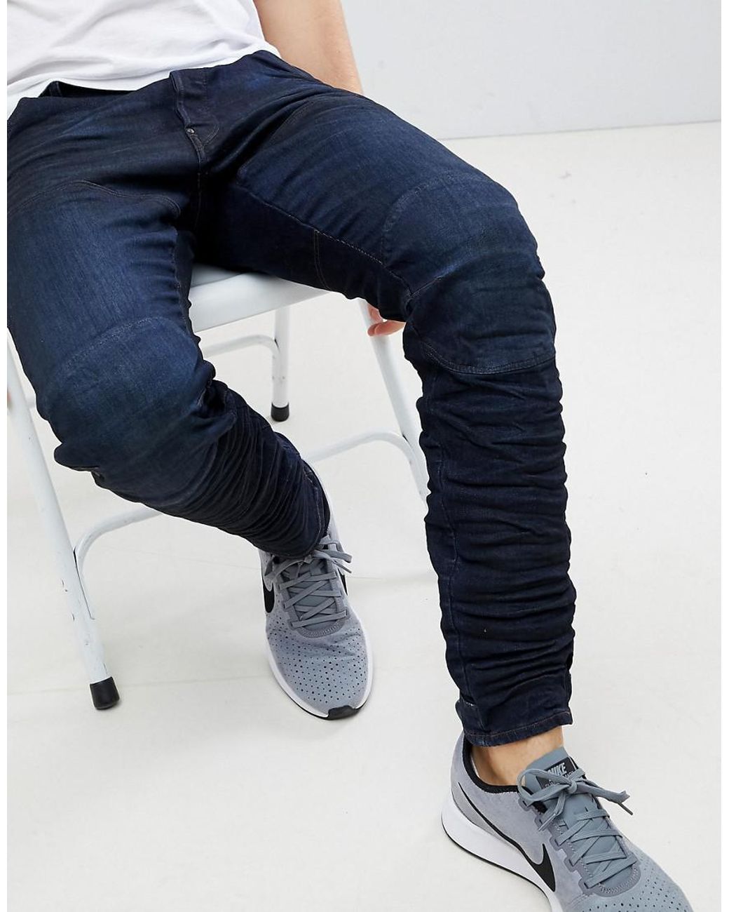 G-Star RAW Denim 5620 3d Slim Jean 3d Cobler Processed in Black for Men |  Lyst