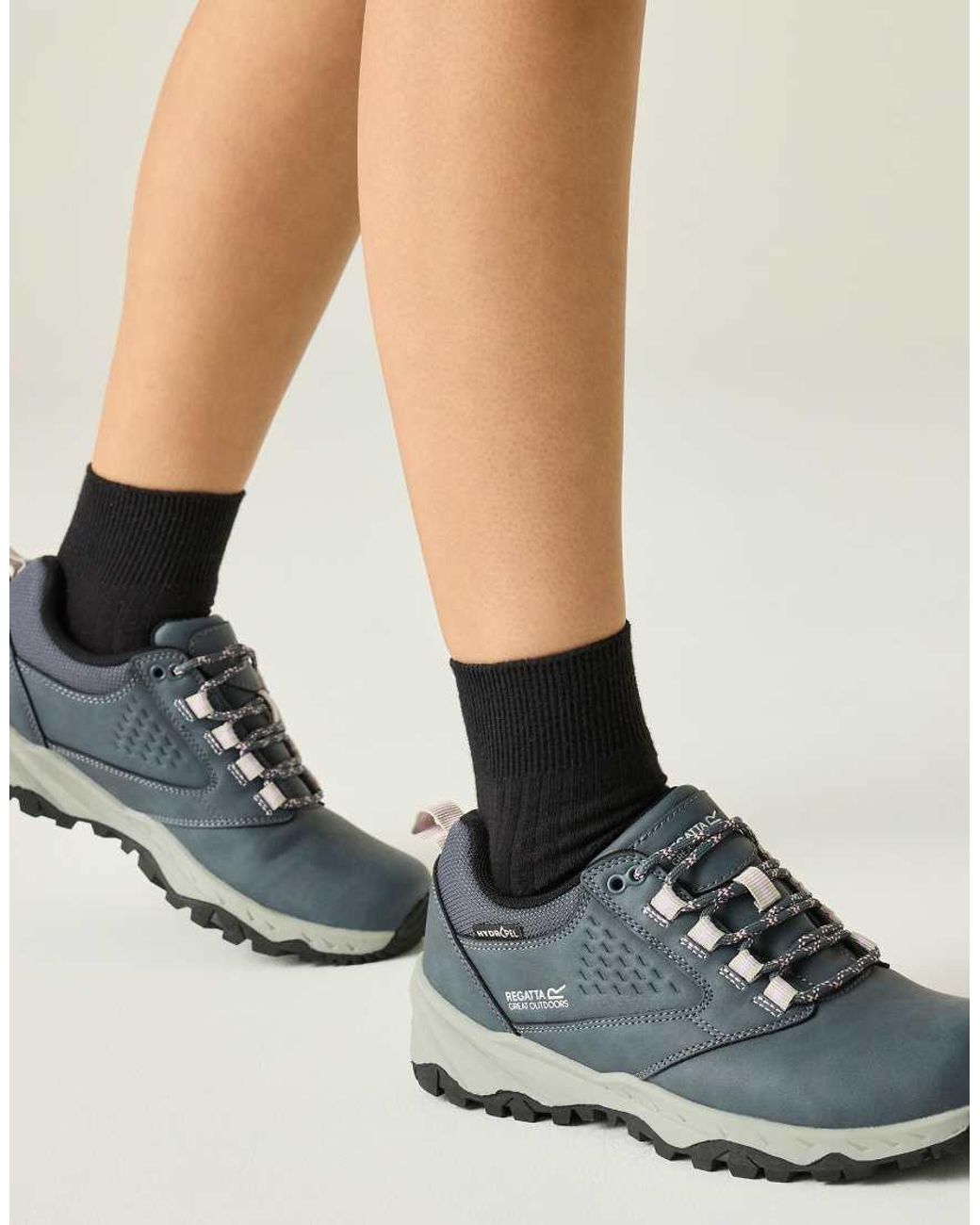Regatta Black Amble Low Waterproof Walking Shoes