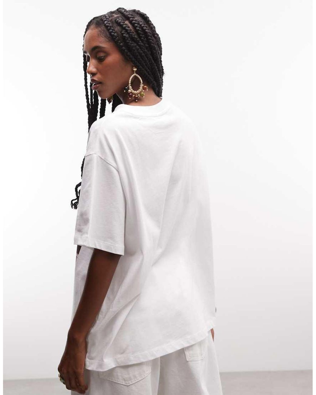 ASOS Blue Oversized T-shirt With Cactus Photo Graphic
