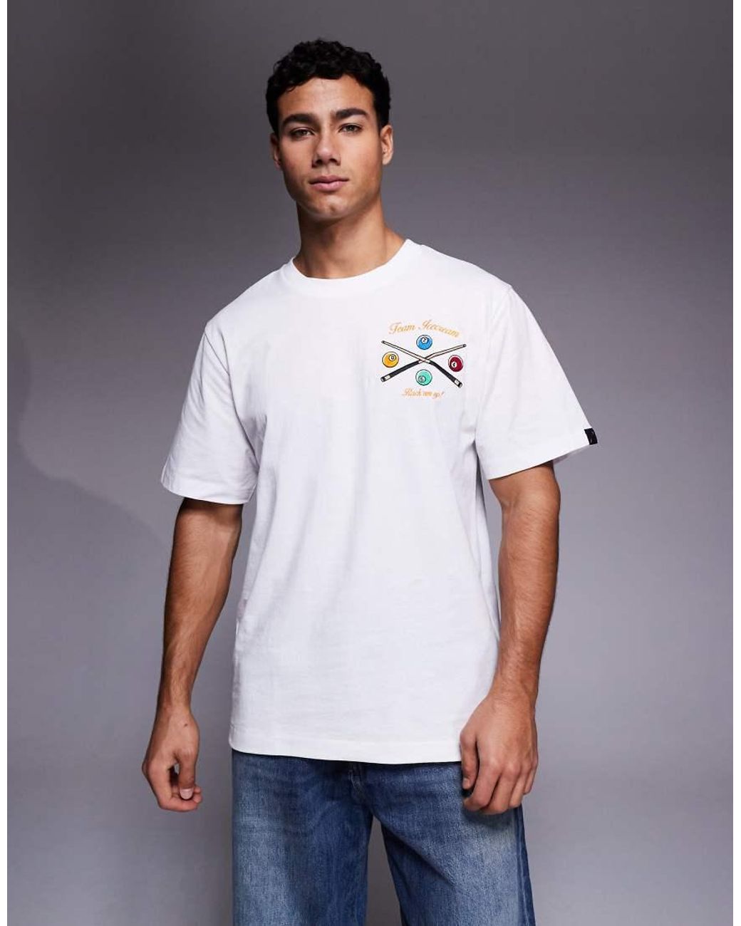 ICECREAM White Trick Shot T-Shirt for men