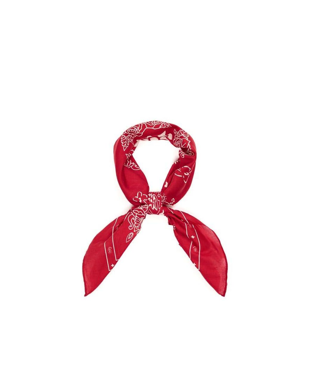 Bershka Red Printed Neckerchief for men
