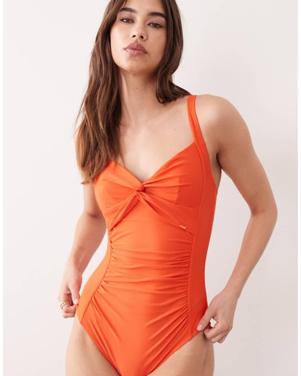Regatta Orange Sakari Tummy Control Costume