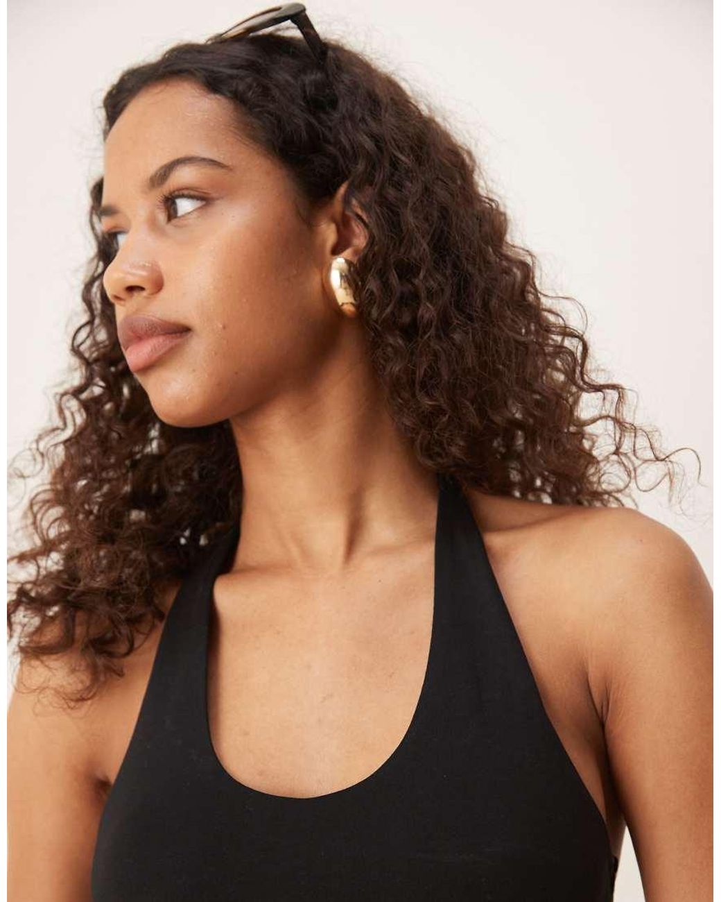 Gina Tricot Black Halterneck Top