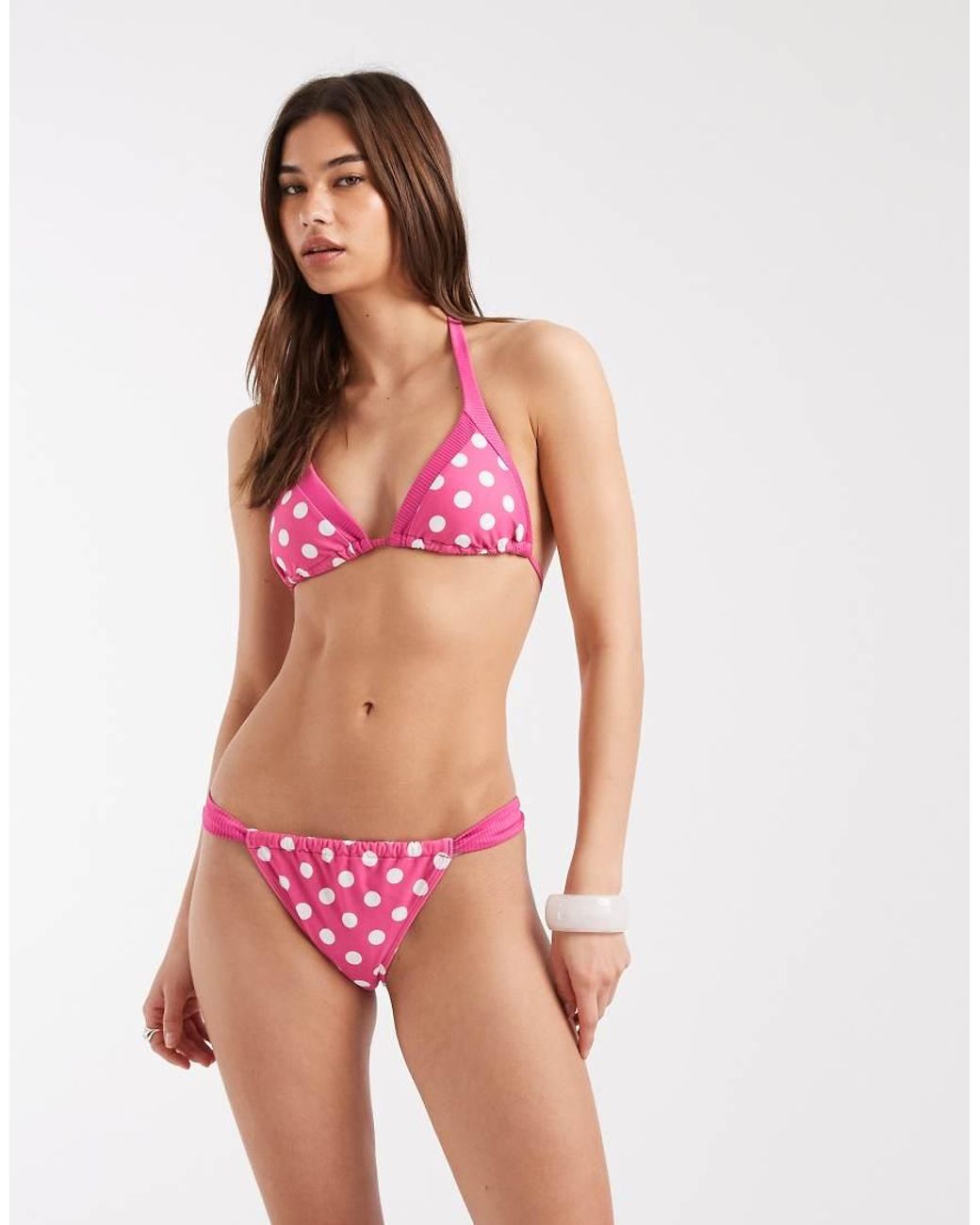 Hollister Red Cheeky Bikini Bottoms