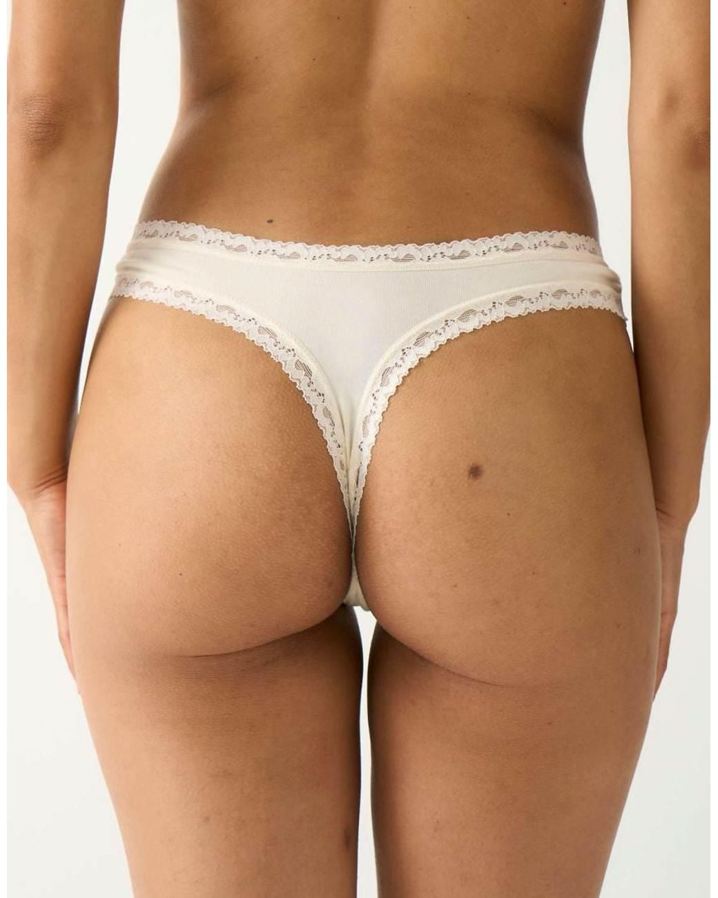 Stripe & Stare Purple Thong Four Pack