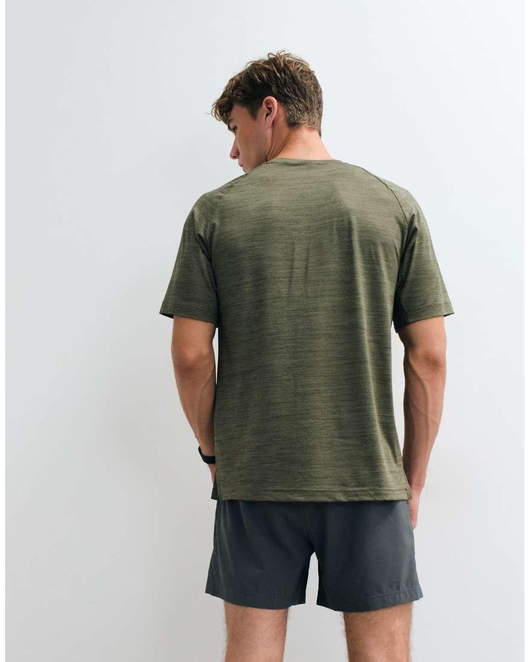 Adidas Originals Green Adidas Training Work Out Essentials Shorts for men