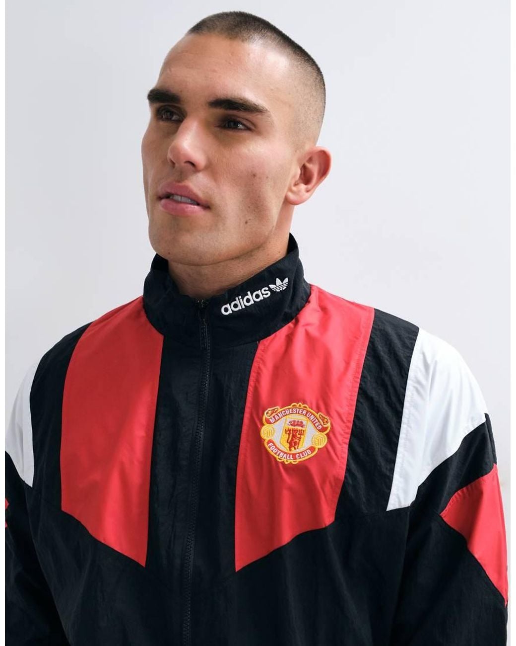 Adidas Originals Gray Adidas Football Manchester United 26/27 Eqt Tracktop for men