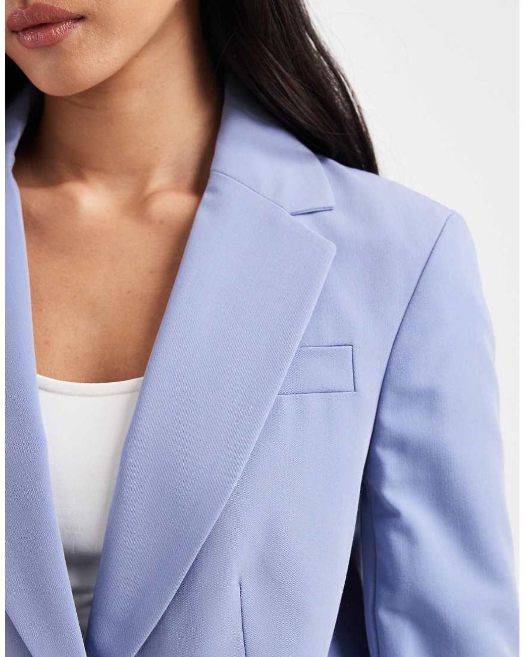 Miss Selfridge Blue Oversized Blazer