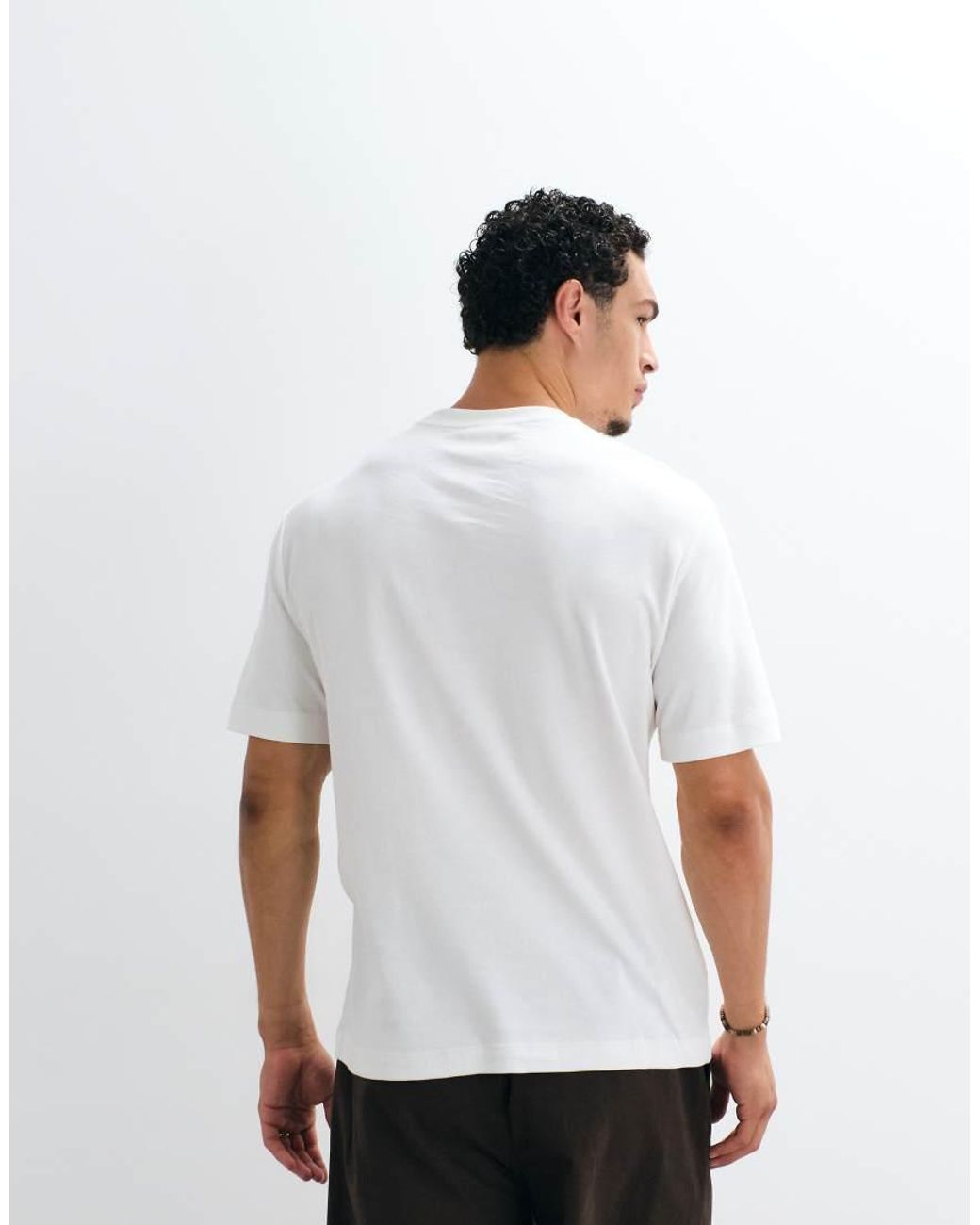 Mango White T-shirt for men