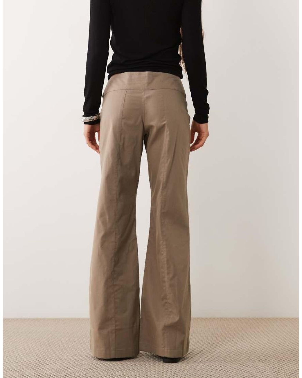 Motel Brown Townes Stud Detail Trouser