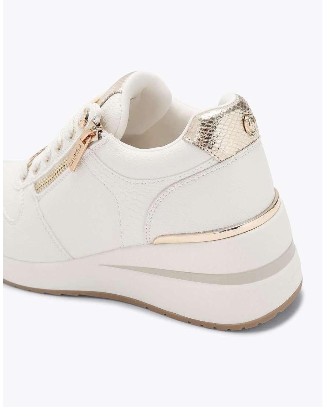 Carvela Kurt Geiger White High Rise Sneakers