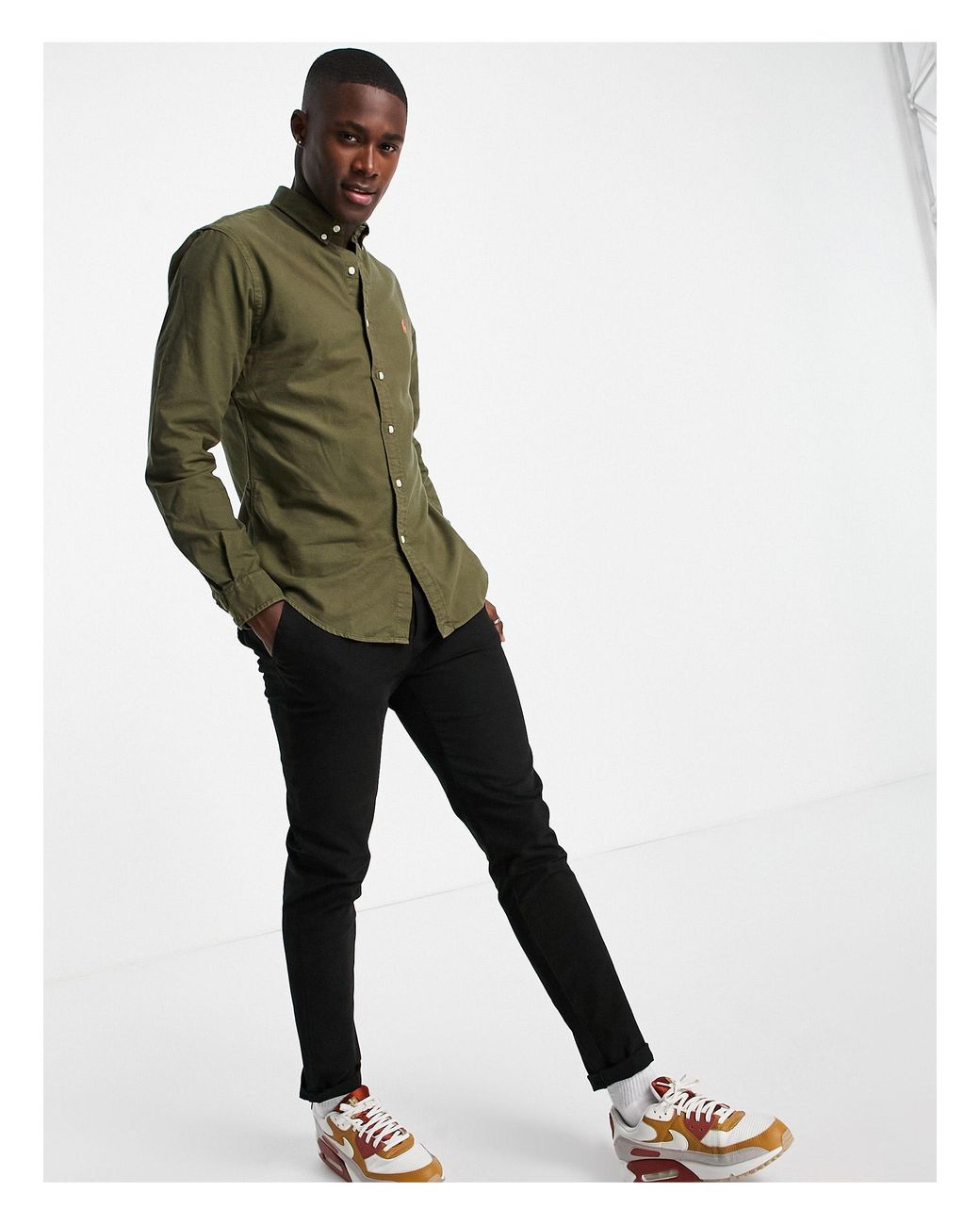 Olive - Garment Dyed Oxford Shirt