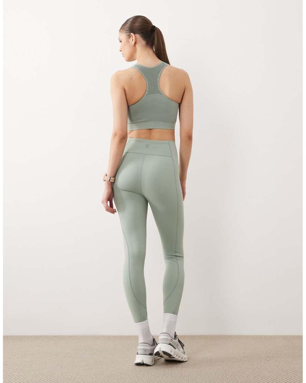 Dare 2b Gray Lightweight Sculpting Power Leggings