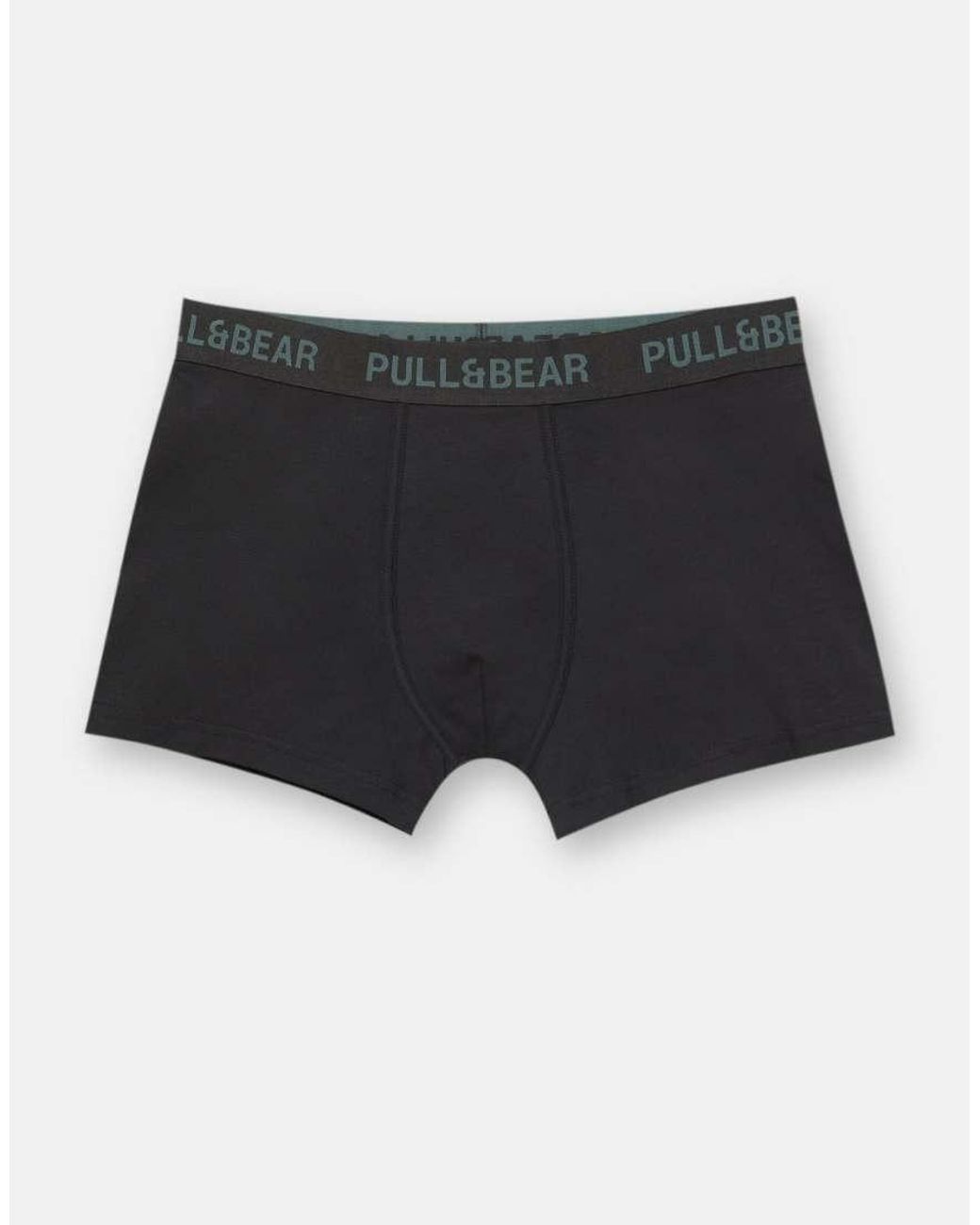 Pull&Bear Black Pack Of 3 Boxers for men