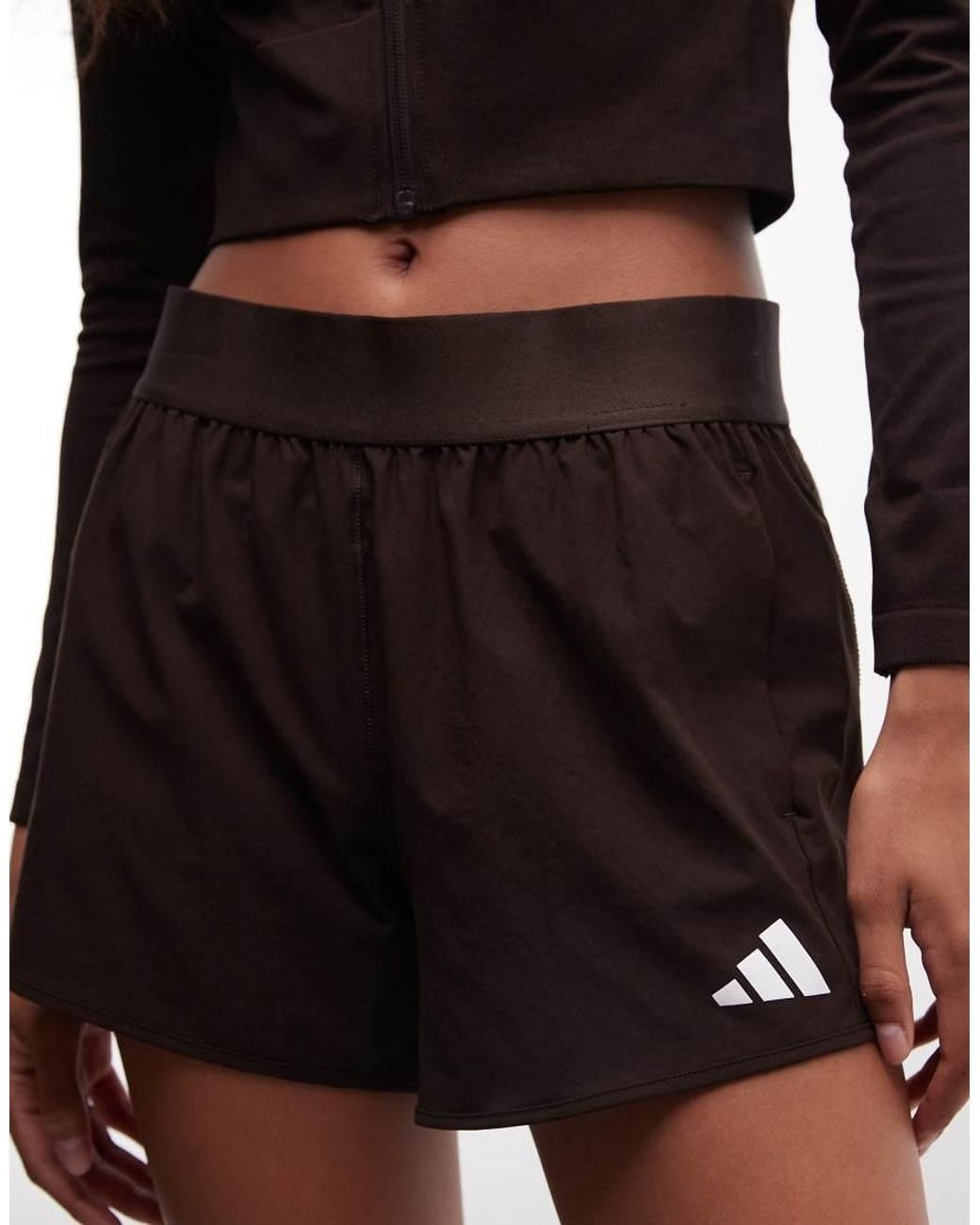 Adidas Originals Natural Adidas Training Pacer Shorts