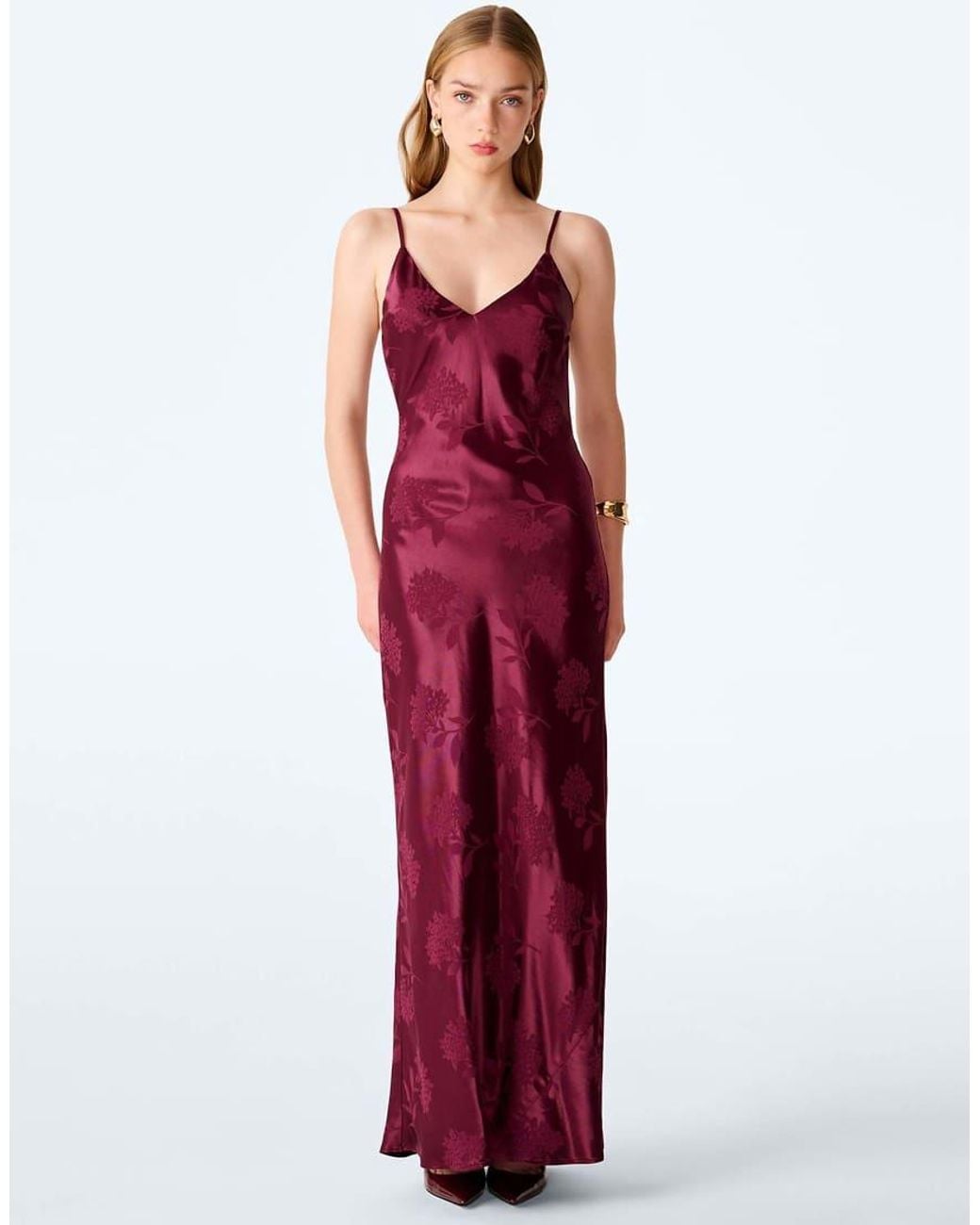 OMNES Red Ava Dress
