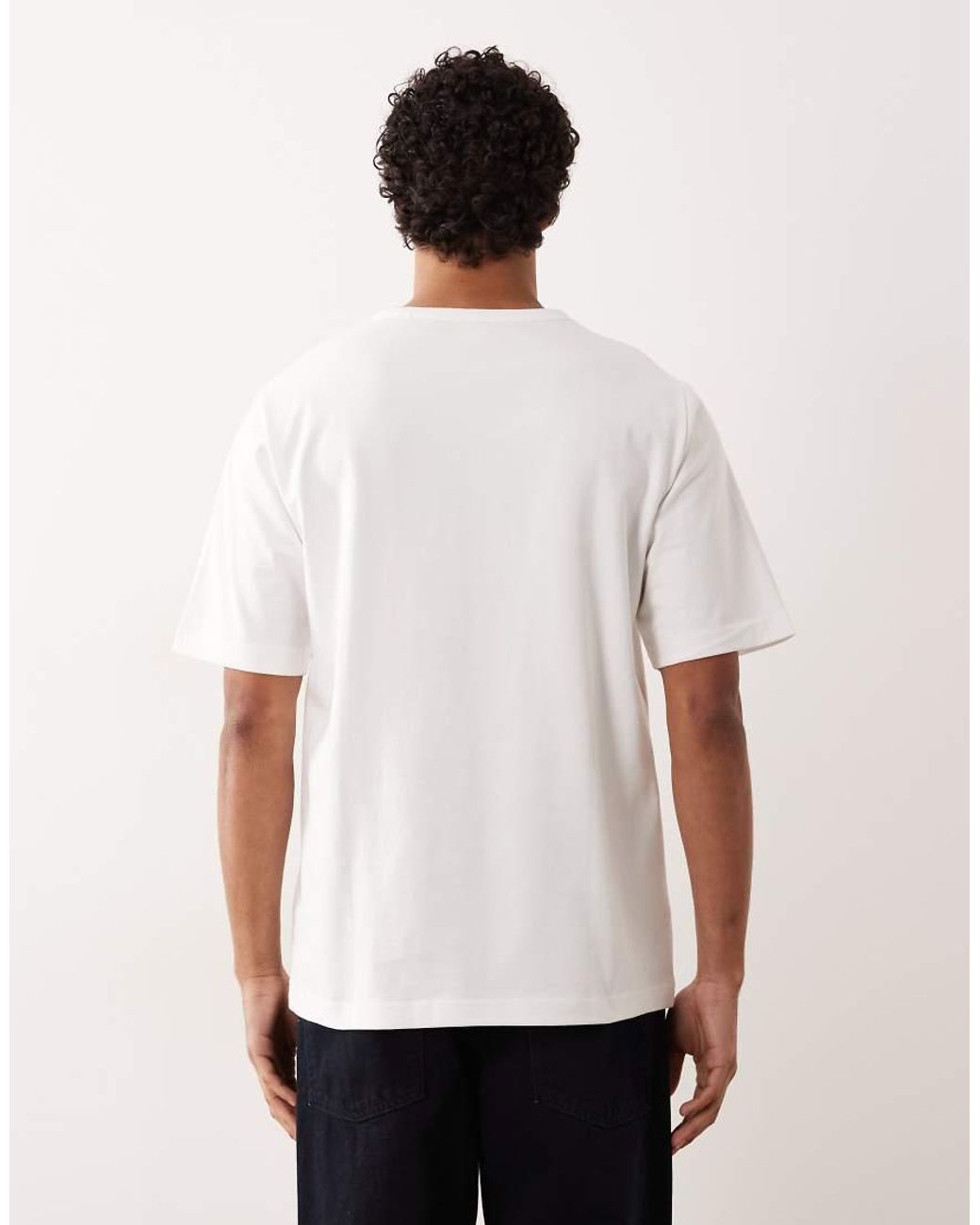 ARKET Purple Heavyweight Jersey Oversized T-Shirt for men