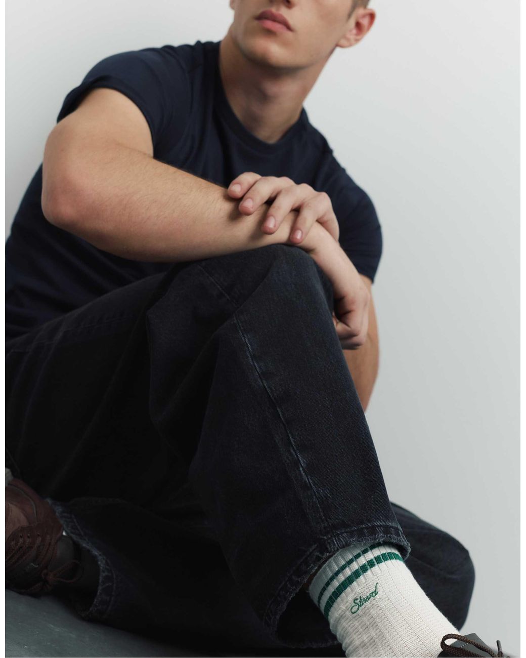 Chaussettes Pull&Bear pour homme en coloris White
