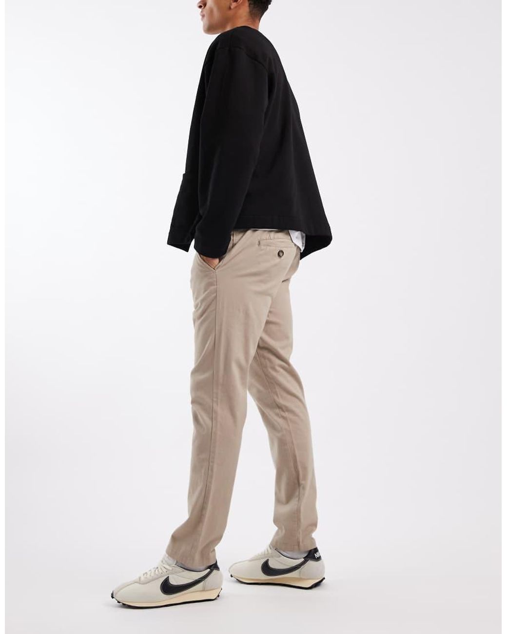 New Look Natural Slim Fit Chinos for men