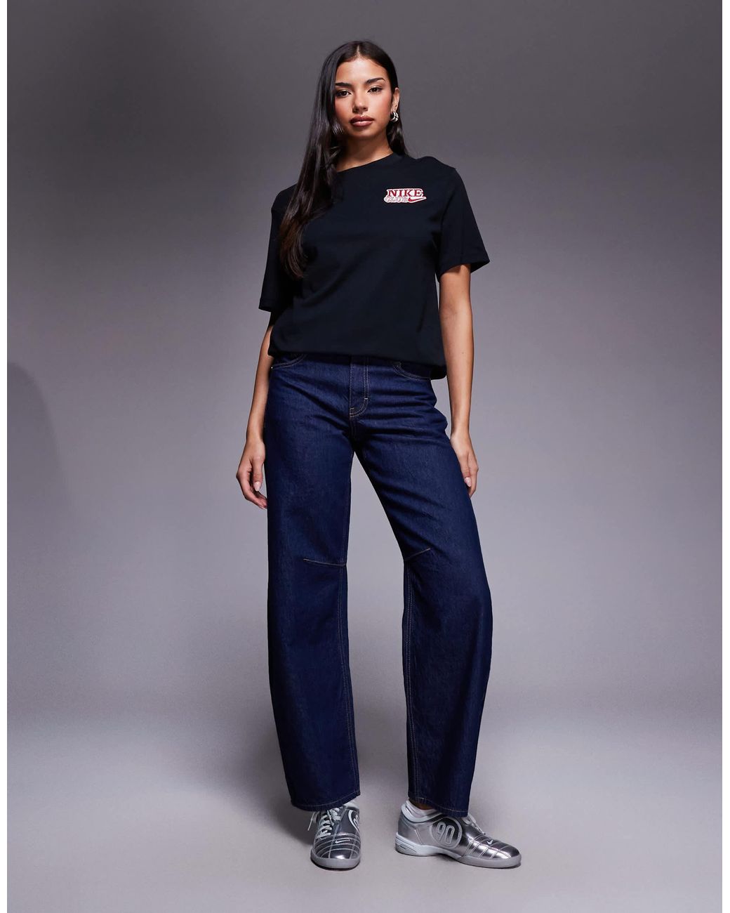 Nike Blue – kastiges oversize-t-shirt