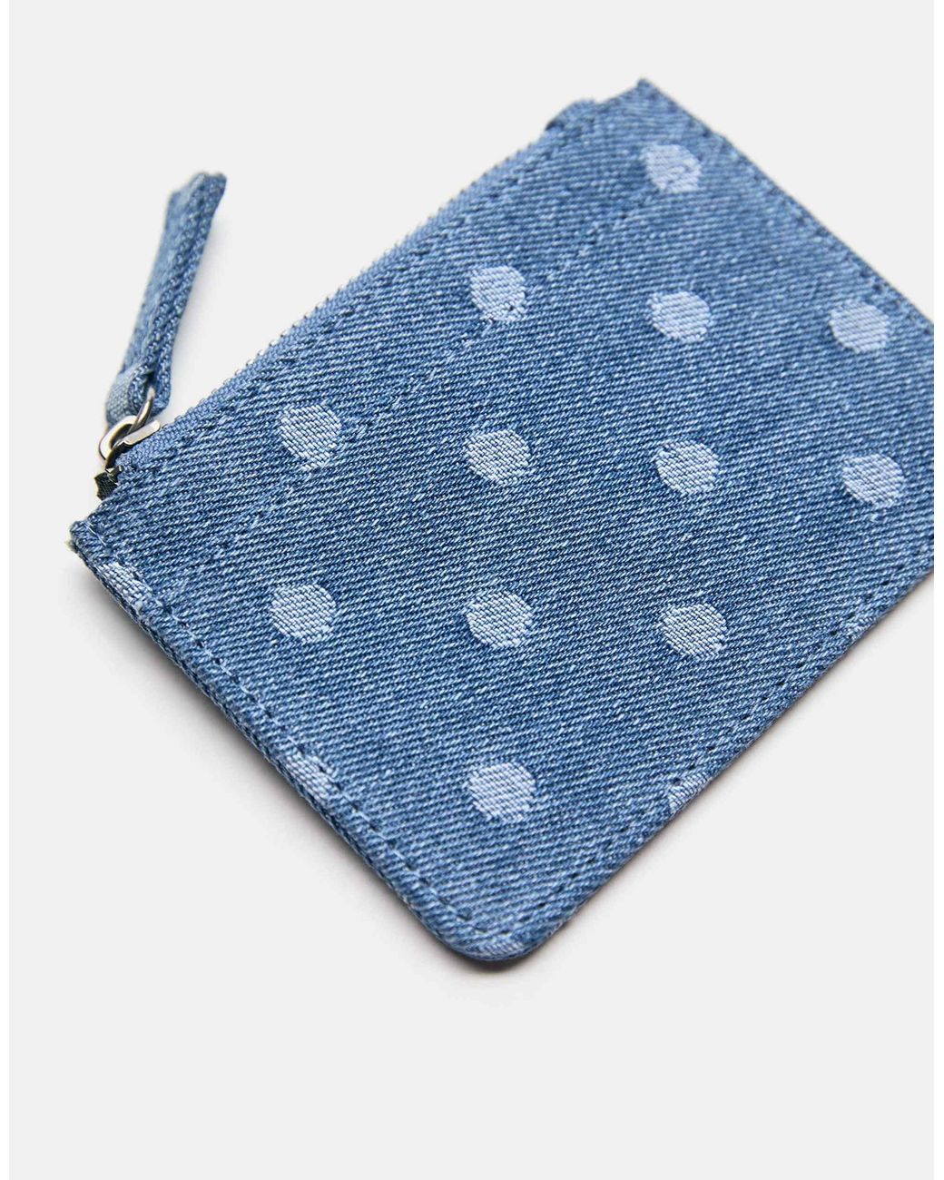 Pull&Bear Blue – denim-kartenetui