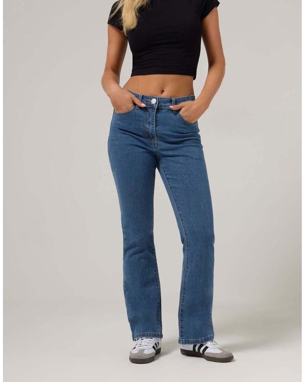 PixieGirl Blue Petite Bootcut Jeans