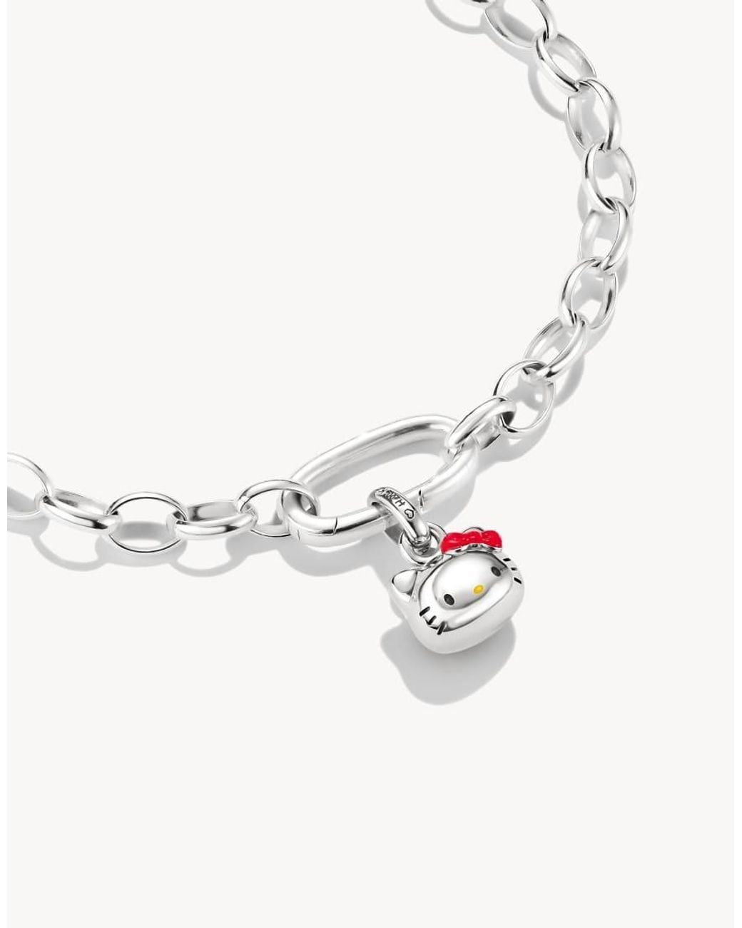Thomas Sabo White Hello Kitty Charm Red Bow – Connect